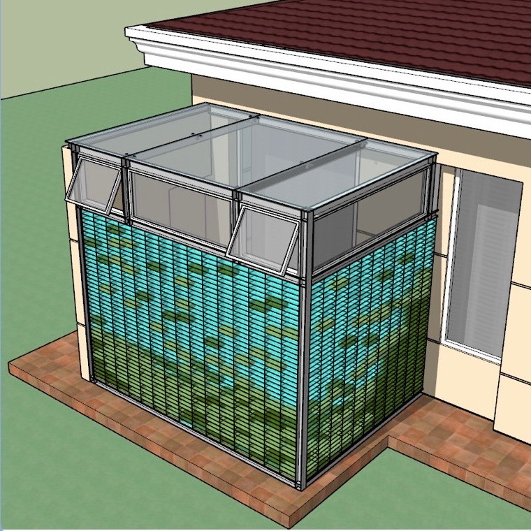 施工建材：水晶玻璃磚 
｜ 施工工法：平砌式
｜ 款式：水波紋、冰晶紋
｜ 顏色：透明、客制淺綠、深綠、深藍